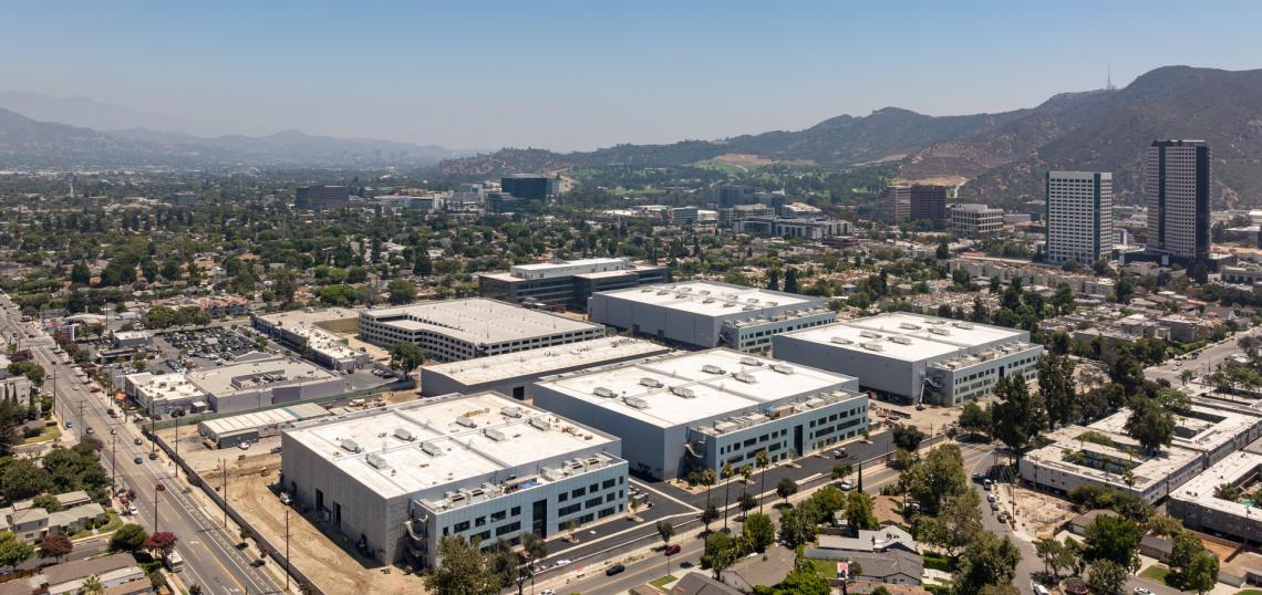 Flying over the Warner Bros. Ranch Lot in Burbank - Worthe